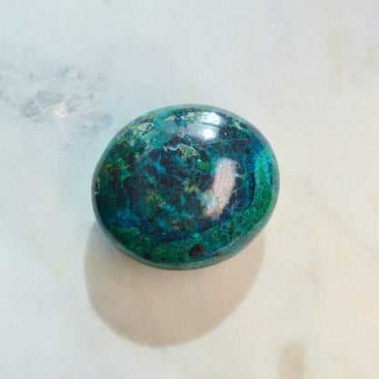 Chrysokoll-Malachit Handstein