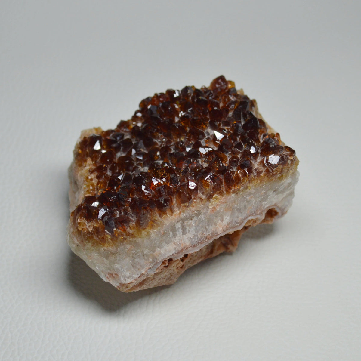 Citrin Drusenstück (behandelt)
