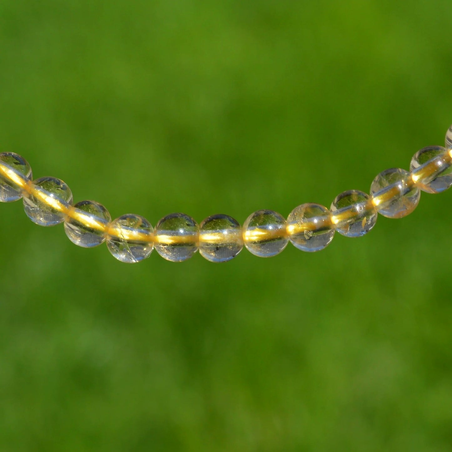 Citrin Fußkettchen (behandelt)