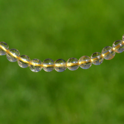Citrin Fußkettchen (behandelt)