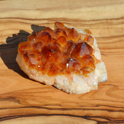 Citrin Drusenstück (behandelt)