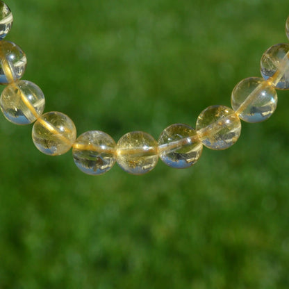 Natur Citrin Armband - 8mm