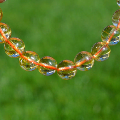 Citrin Armband (behandelt) - 8mm