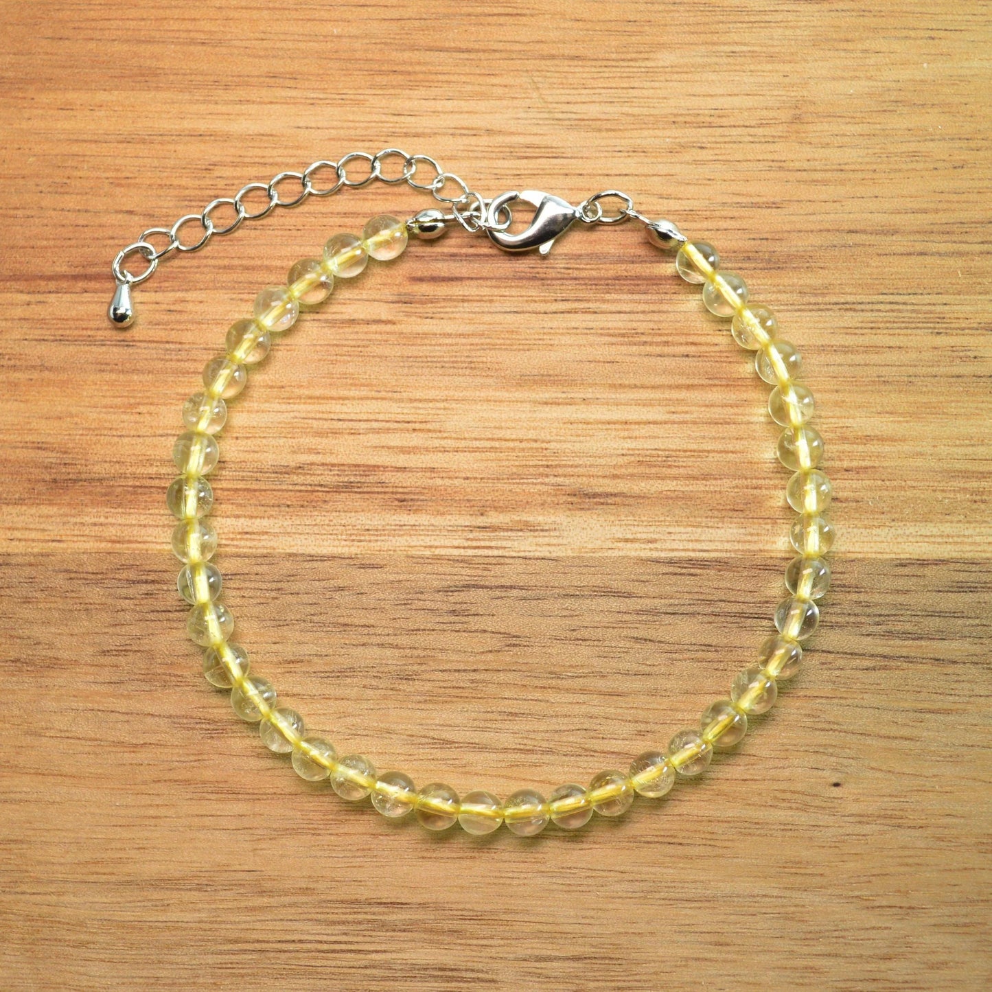 Citrin Fußkettchen (behandelt) - 4mm