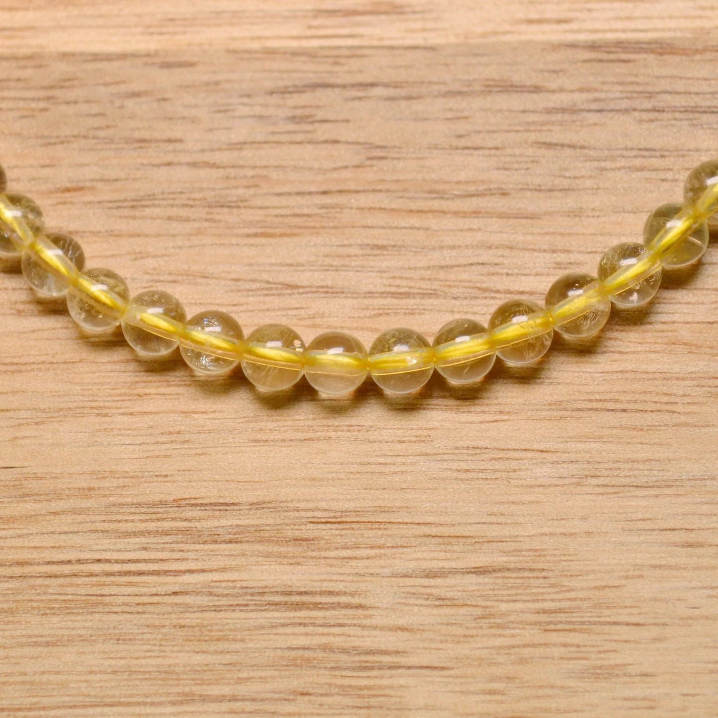 Citrin Fußkettchen (behandelt) - 4mm