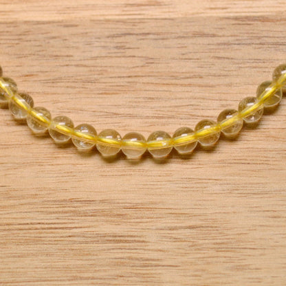 Citrin Fußkettchen (behandelt) - 4mm