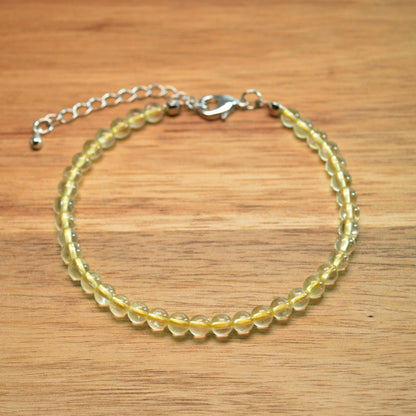 Citrin Fußkettchen (behandelt) - 4mm