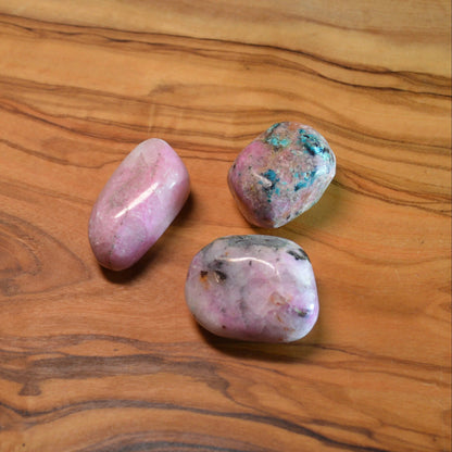 Cobalto Calcit Trommelstein