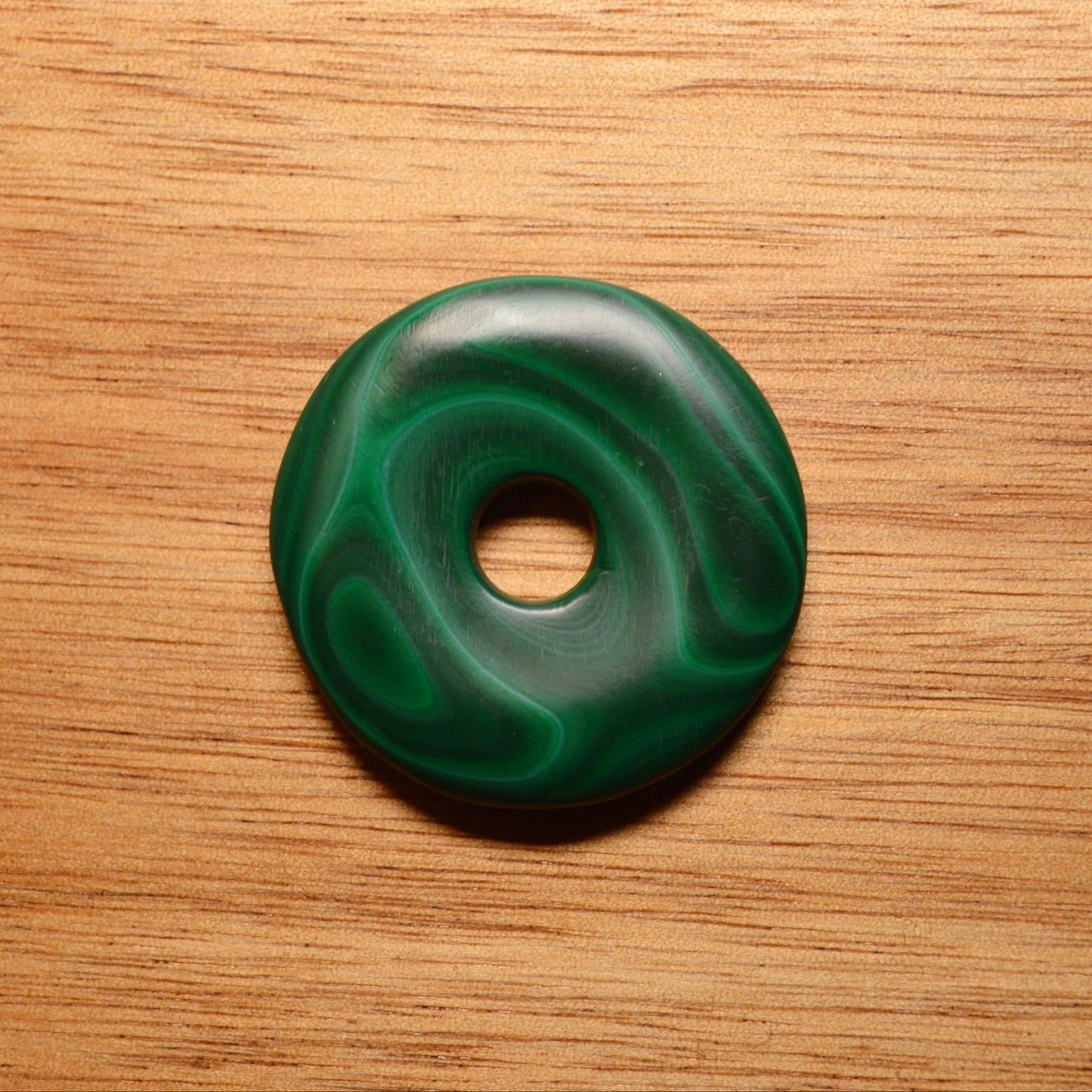 Malachit Donut - 30mm