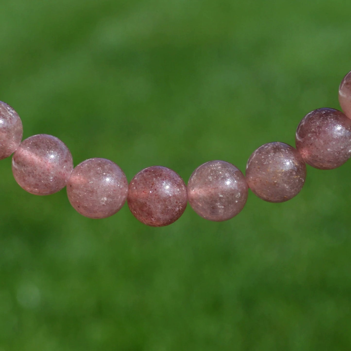 Erdbeerquarz Armband - 8mm