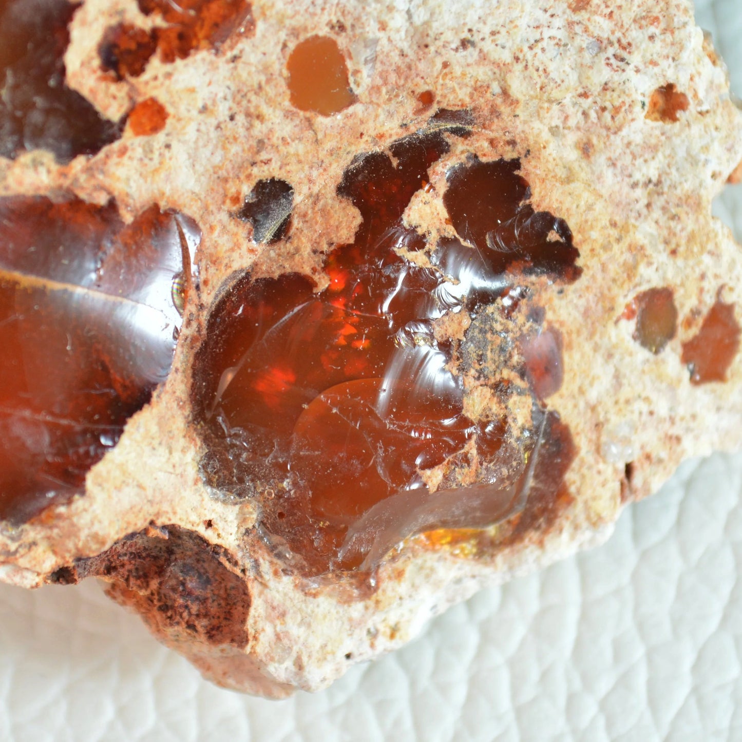 Feueropal in Matrix