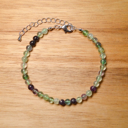 Fluorit Fußkettchen - 4mm