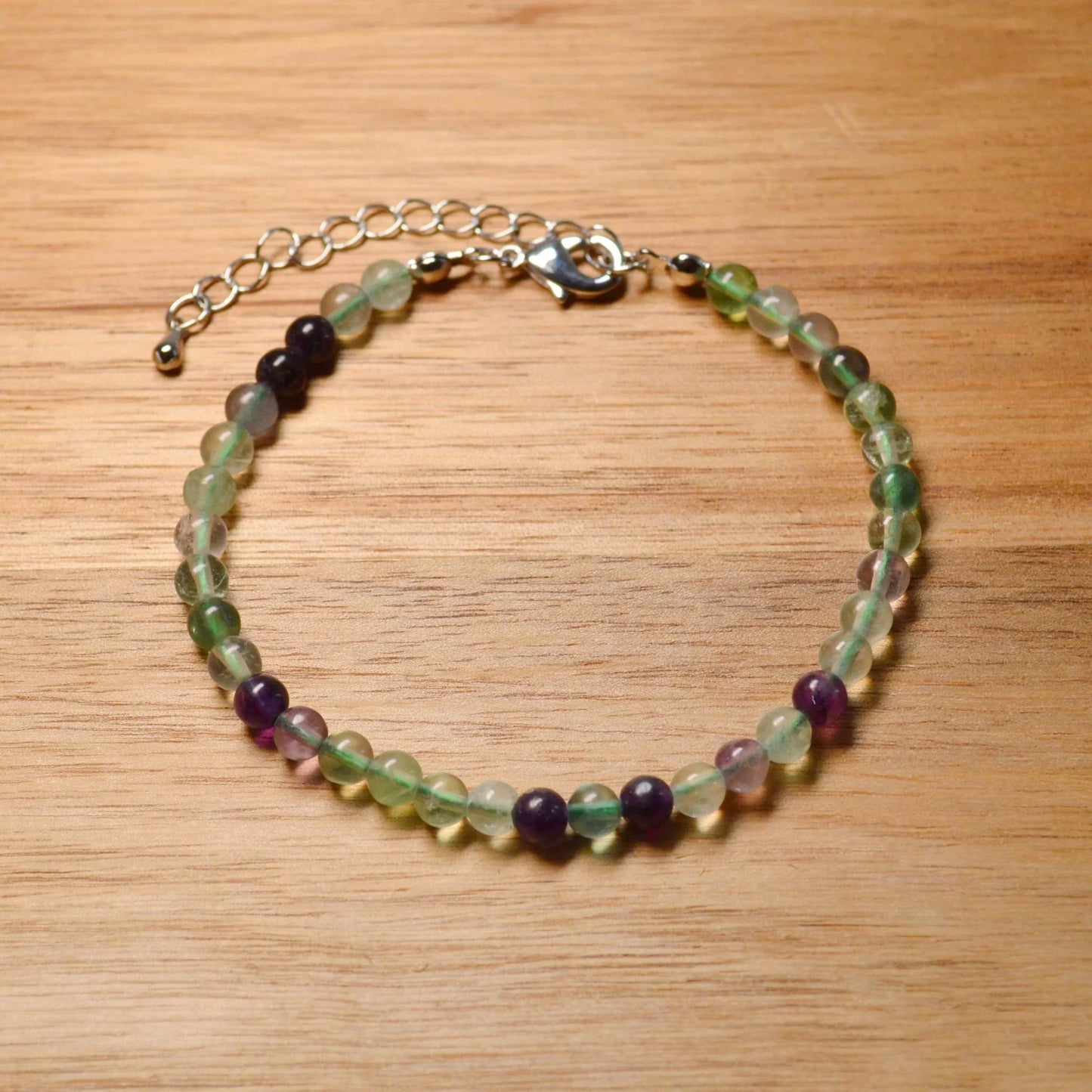 Fluorit Fußkettchen - 4mm