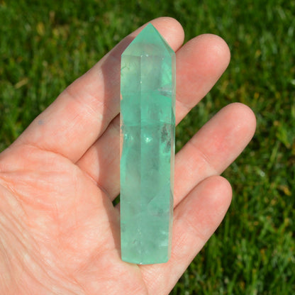 Grüner Fluorit Turm