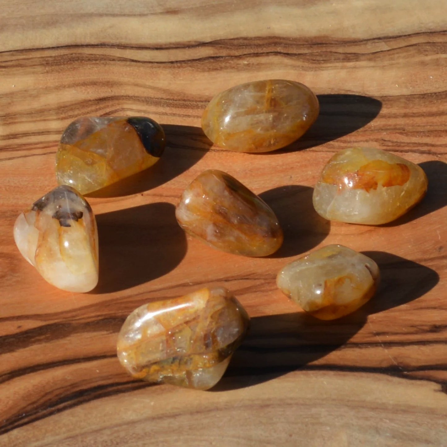 Golden Healer Trommelstein