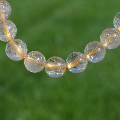 Gold Rutilquarz Armband - 6mm, 8mm