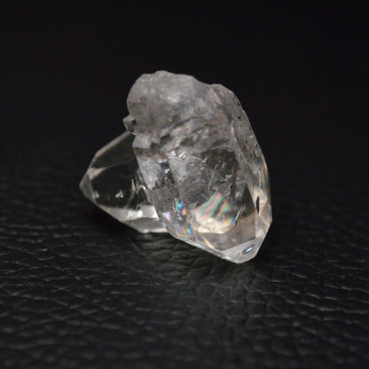 Herkimer Diamant Zwilling mit Regenbögen