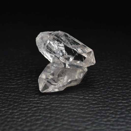 Herkimer Diamant Zwilling mit Regenbögen