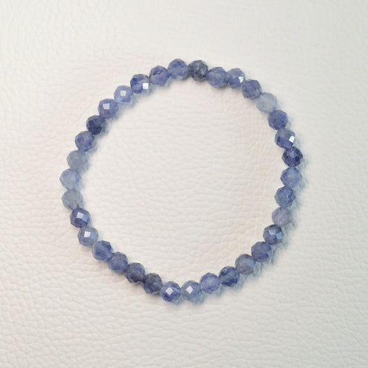 Iolith-Wassersaphir Armband (facettiert) - 6mm