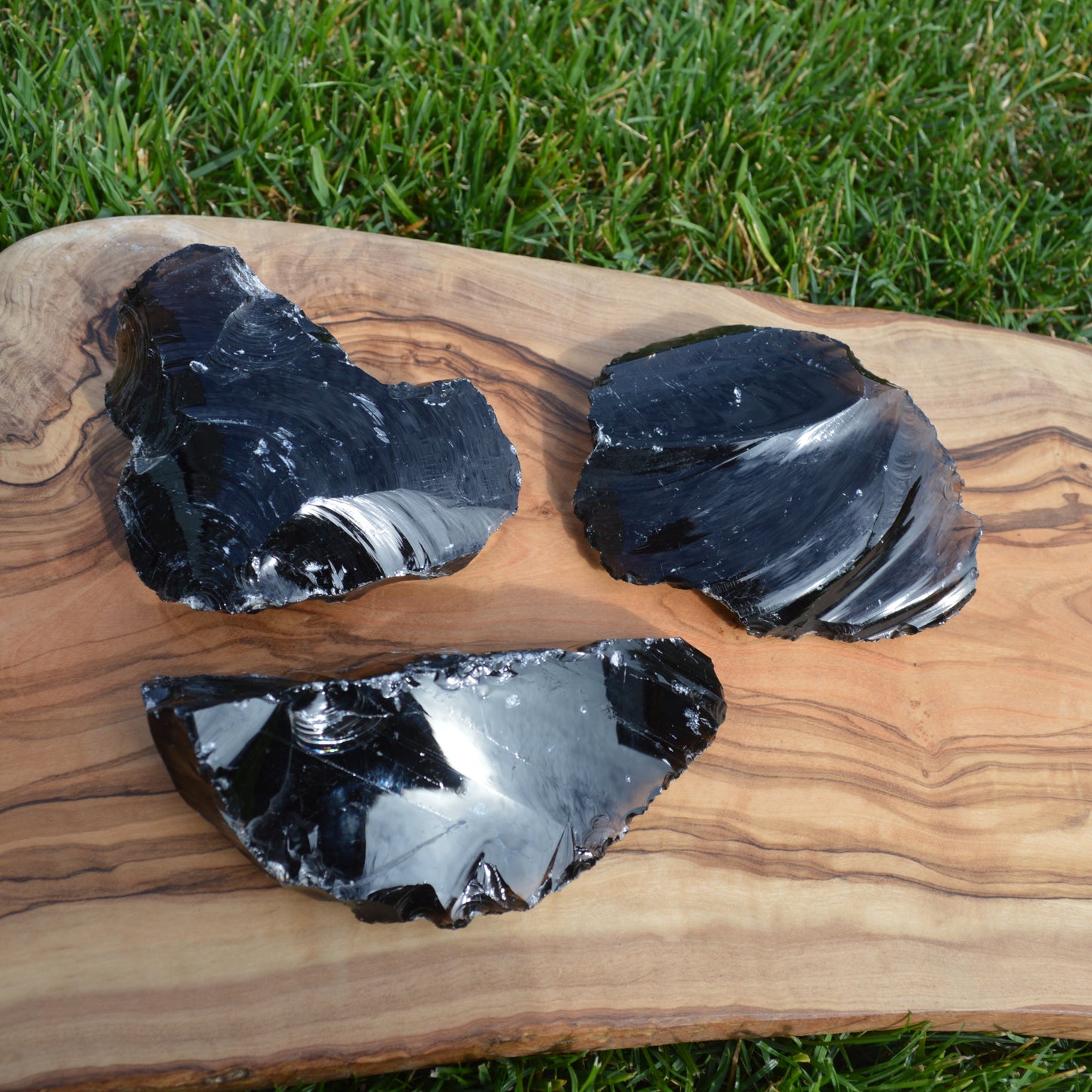 Lamellen-Obsidian Rohstein