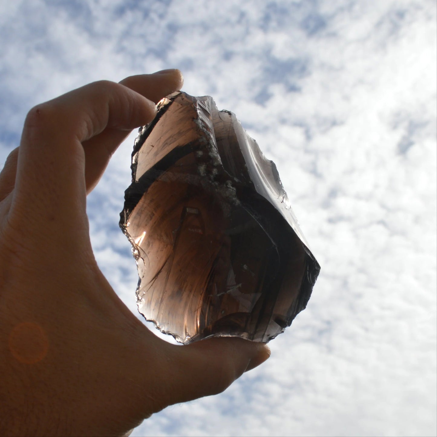 Lamellen-Obsidian Rohstein