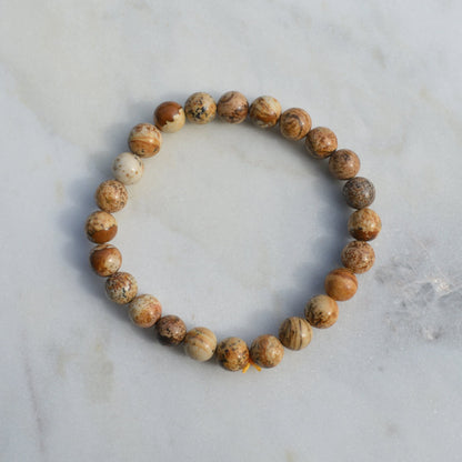 Landschaftsjaspis Armband - 8mm