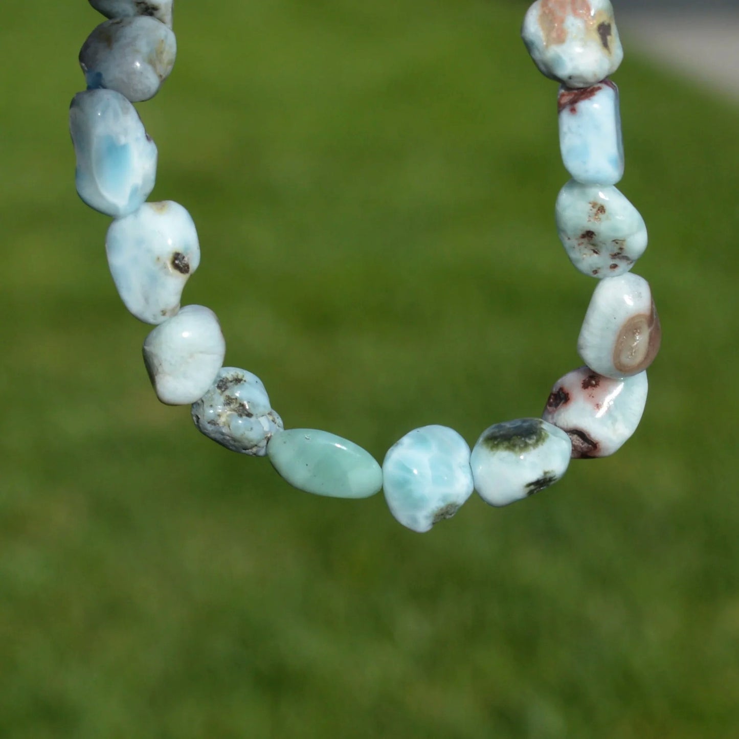 Larimar Nugget Armband