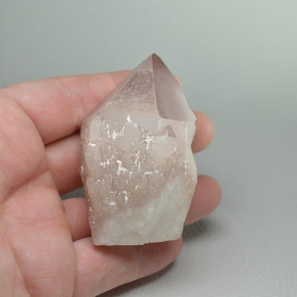 Lithiumquarz mit Sprossenquarz