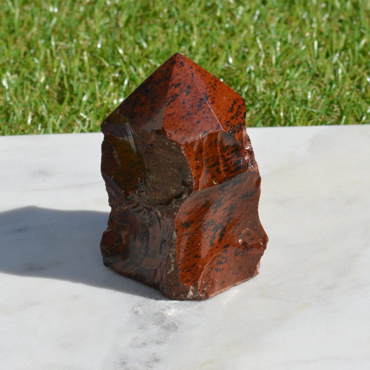 Mahagoni-Obsidian Spitze