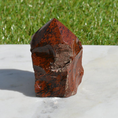 Mahagoni-Obsidian Spitze