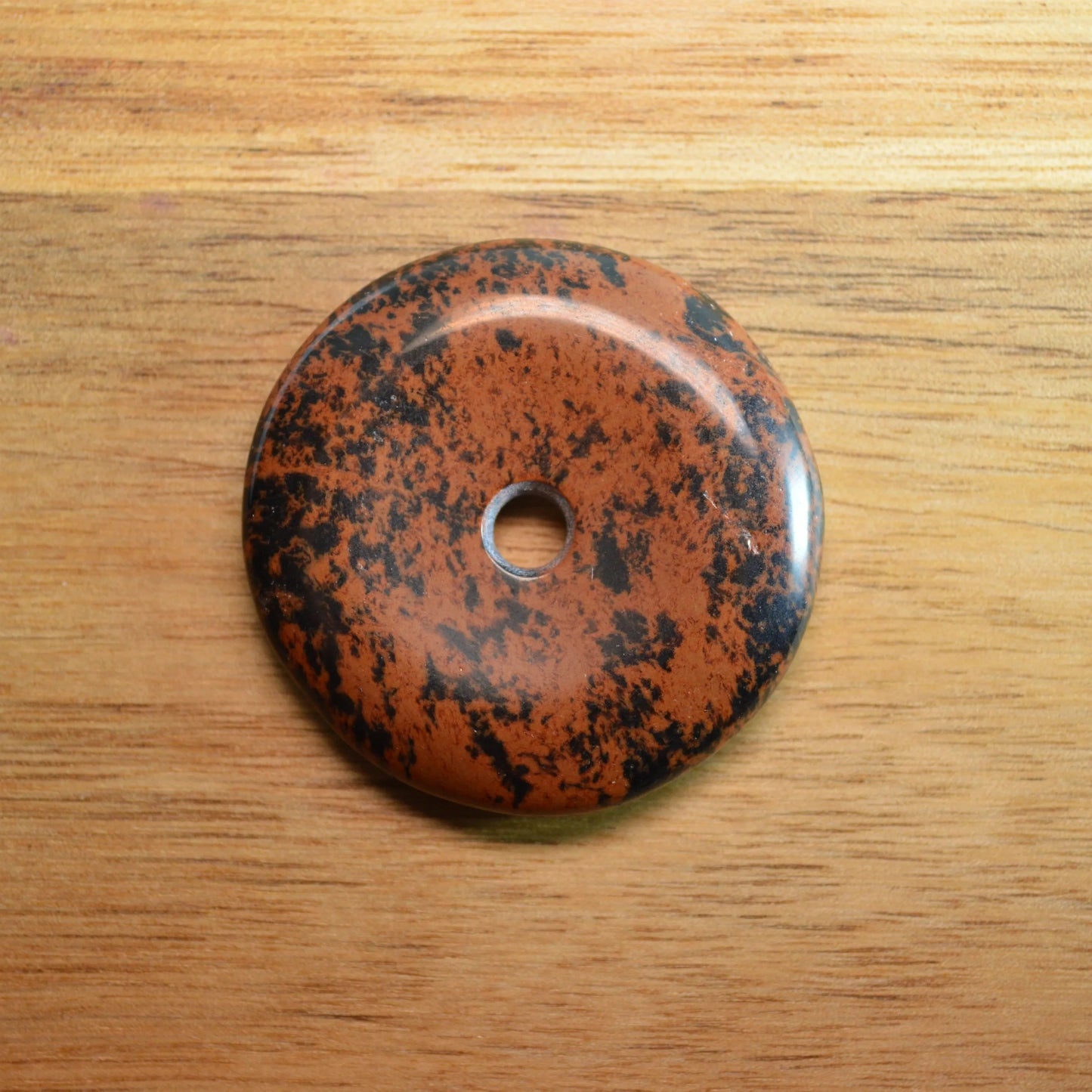 Mahagoni-Obsidian Donut - 38mm
