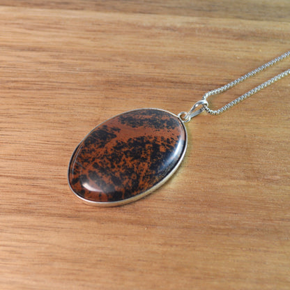 Mahagoni-Obsidian Anhänger