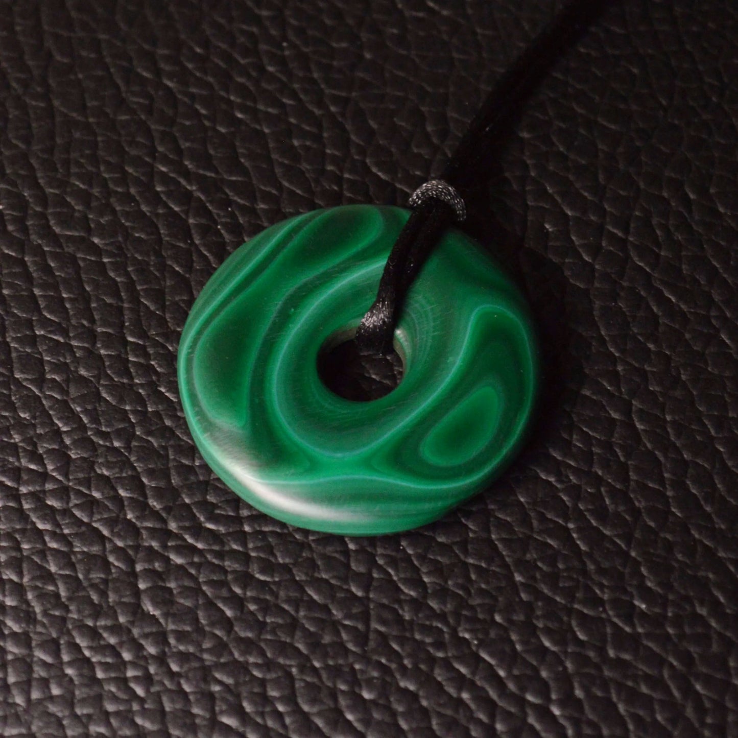 Malachit Donut - 30mm