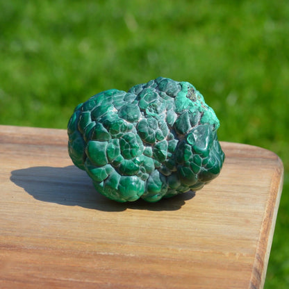 Malachit Rohstein (botryoidal)