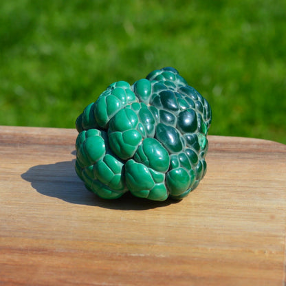 Malachit Rohstein (botryoidal)