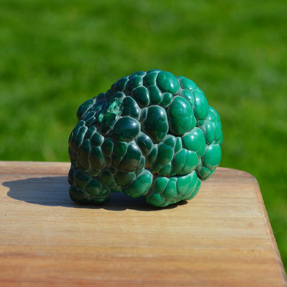 Malachit Rohstein (botryoidal)
