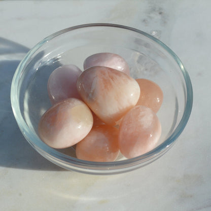 Morganit Trommelstein