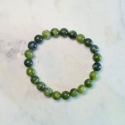 Nephrit Jade Armband - 8mm