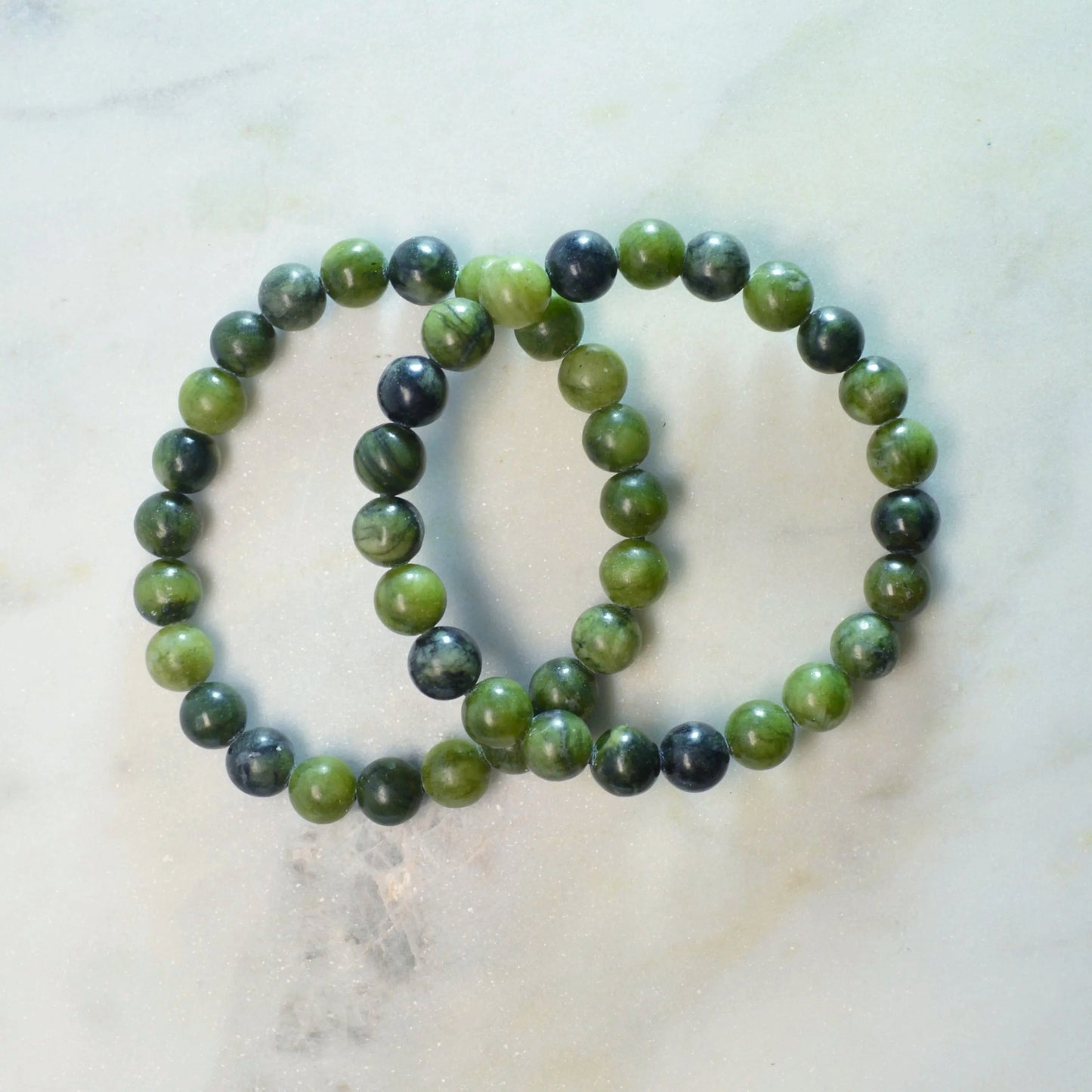 Nephrit Jade Armband - 8mm