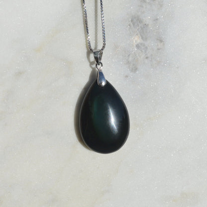 Regenbogen-Obsidian Anhänger