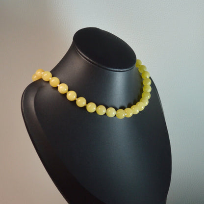 Orangen Calcit Halskette 45cm - 8mm