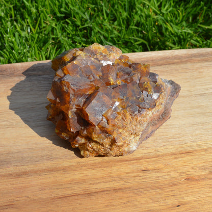 Gelb-Orangener Fluorit (Honig Fluorit)