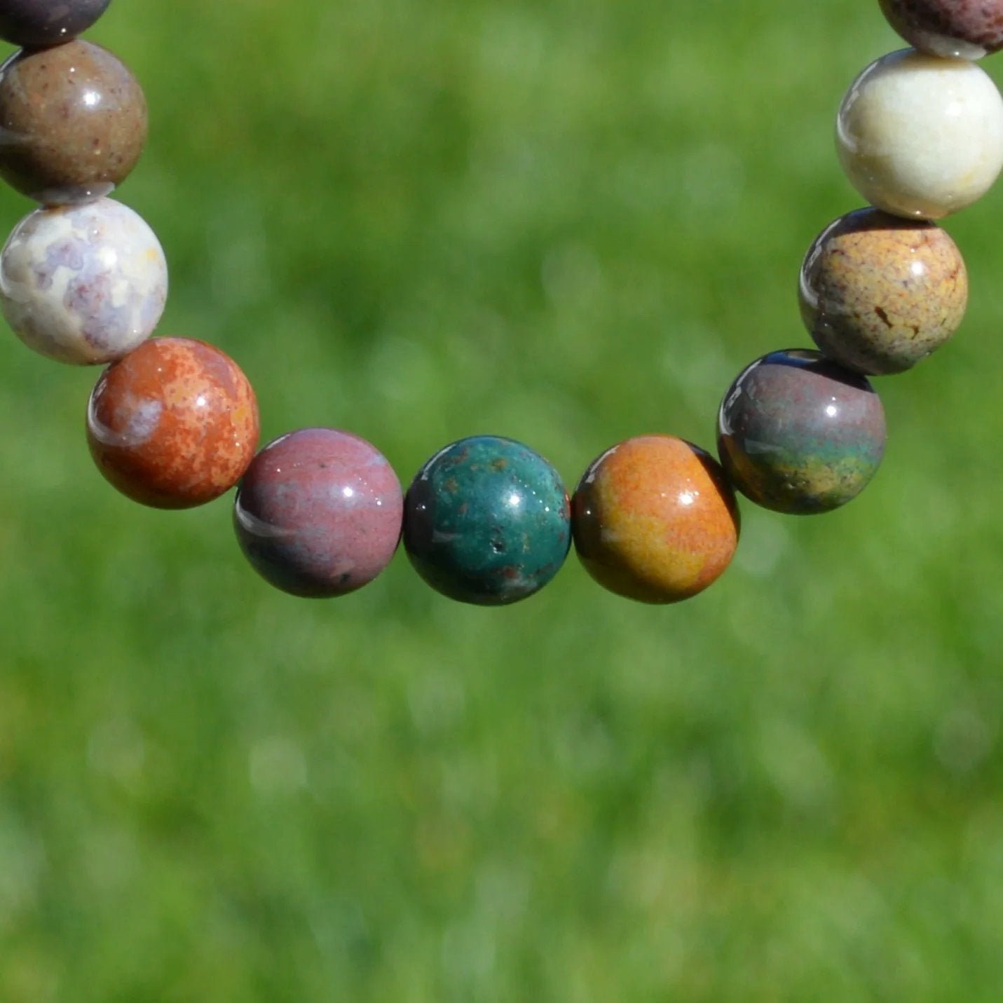 Ozean Jaspis Armband - 8mm