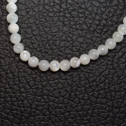 Perlmutt Fußkettchen - 4mm