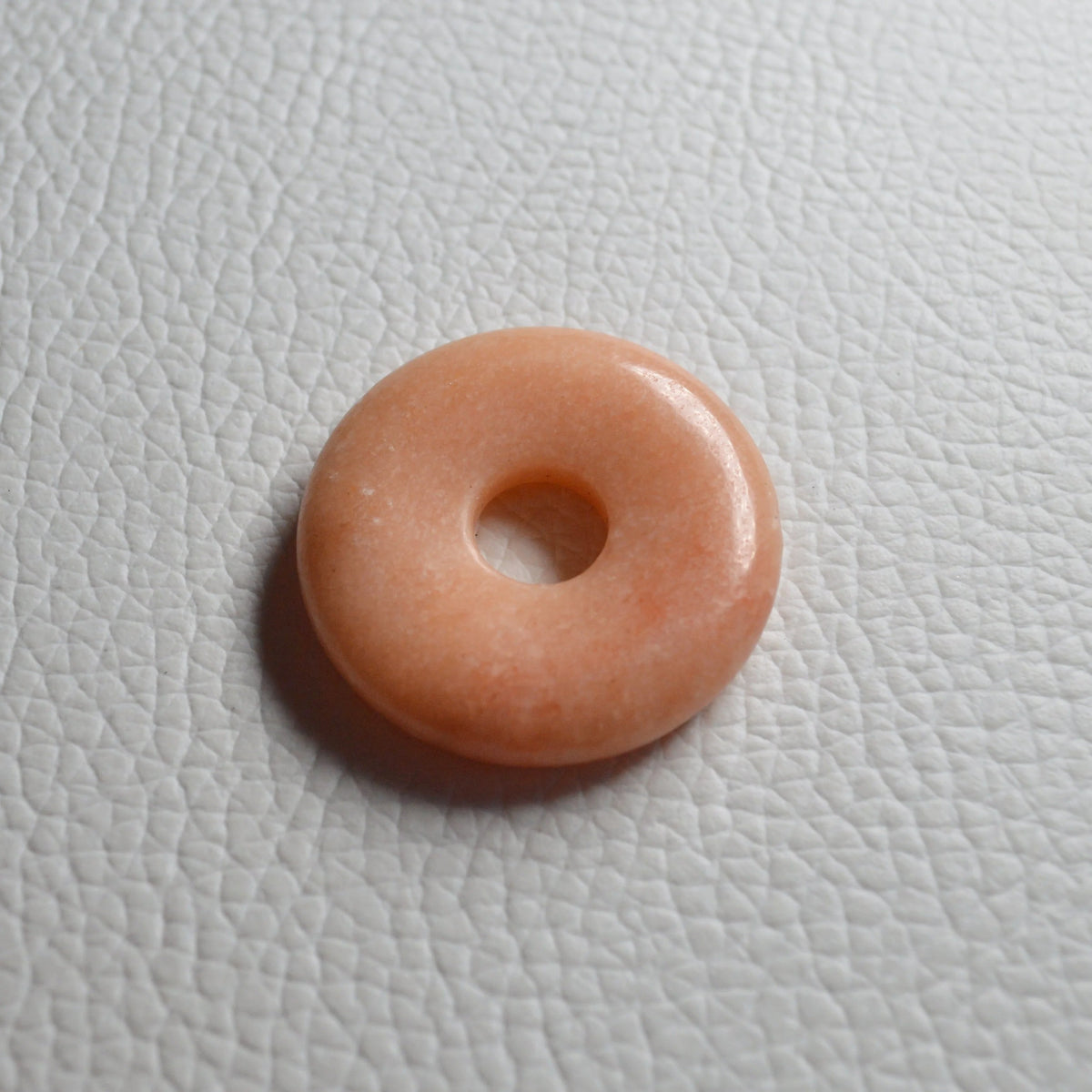 Pfirsich Aventurin Donut - 30mm