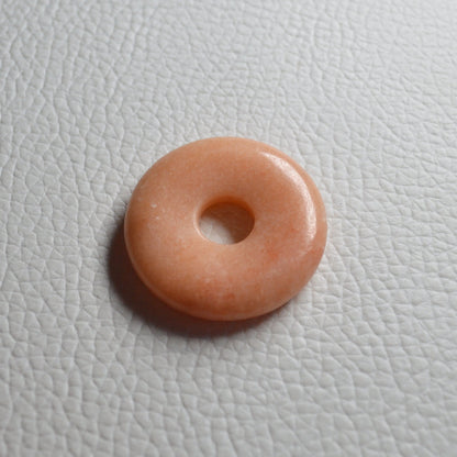Pfirsich Aventurin Donut - 30mm