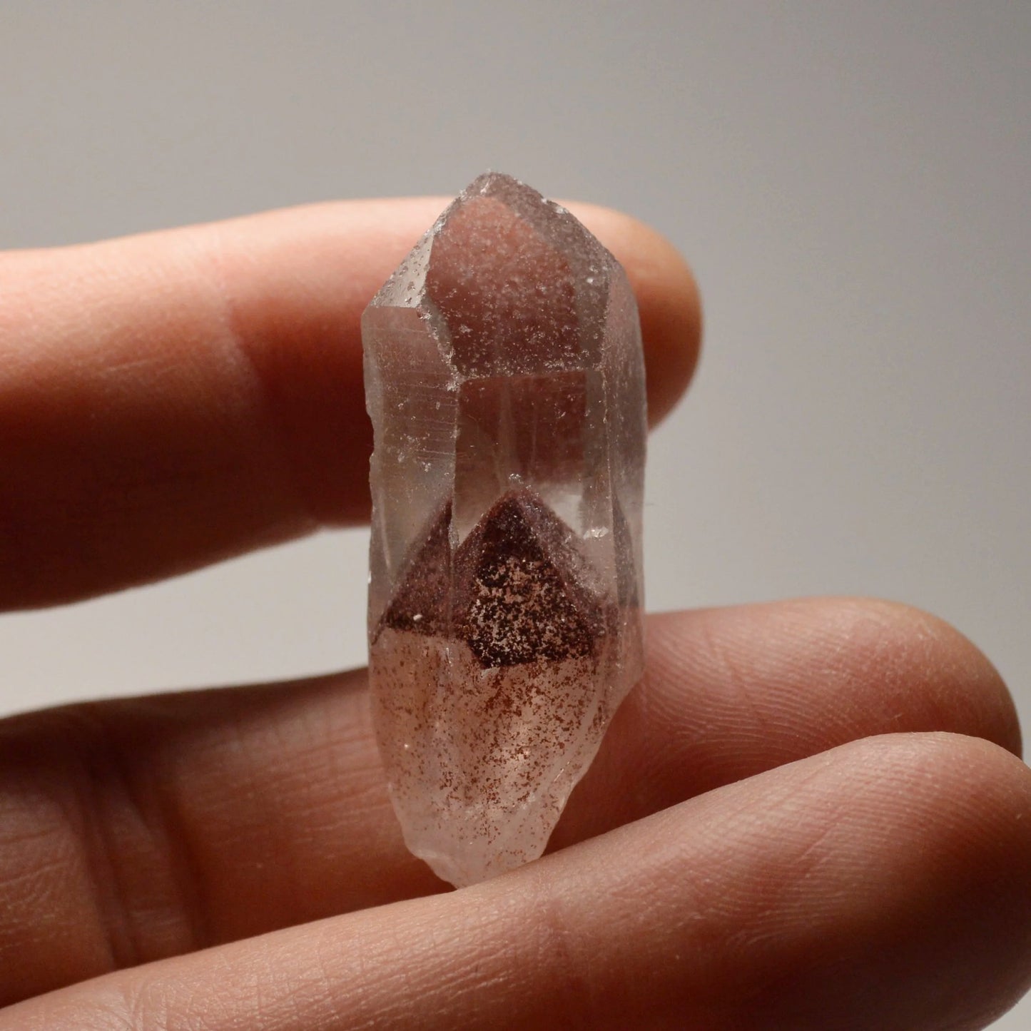 Phantomquarz - Hämatit Phantom