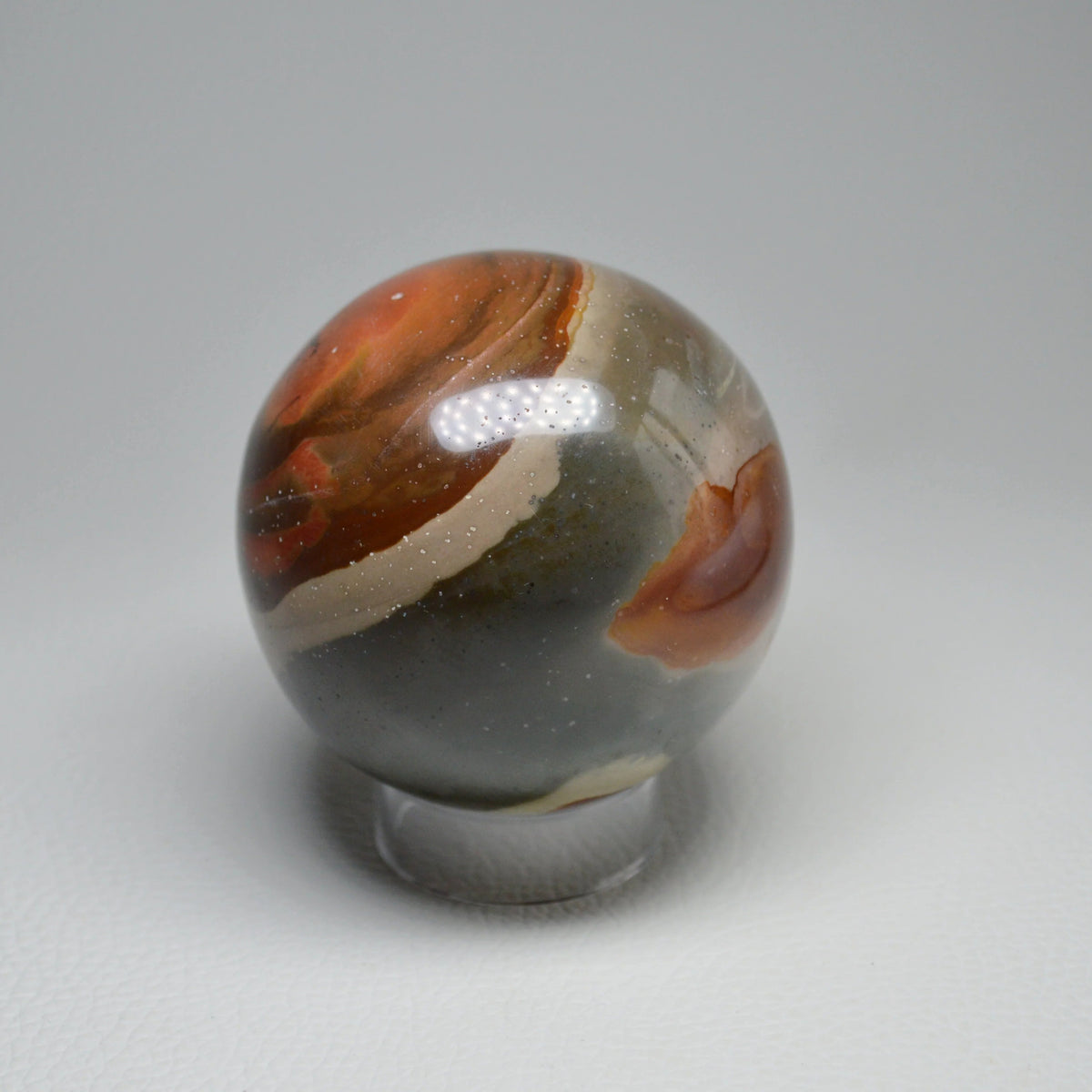 Polychromer Jaspis Kugel 60mm