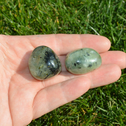 Prehnit Trommelstein