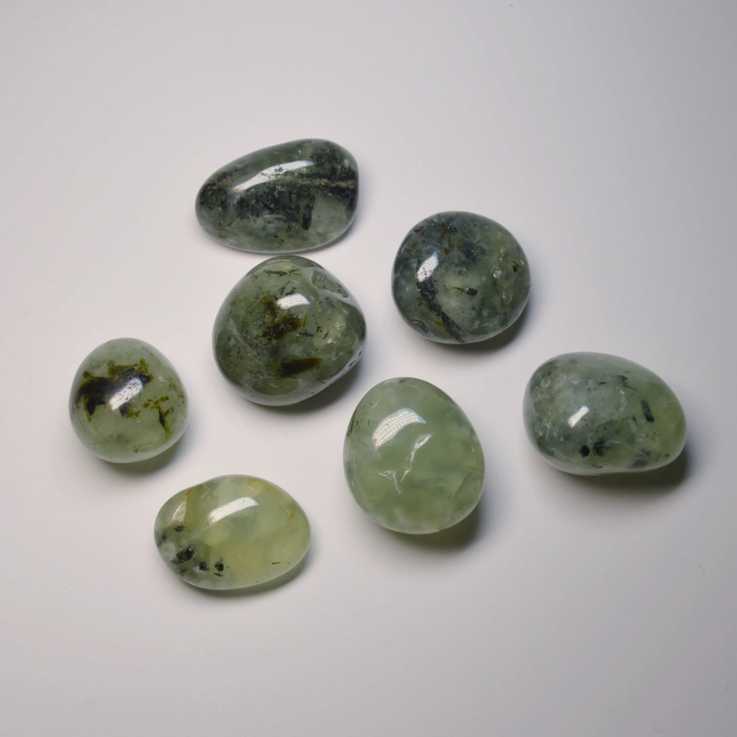 Prehnit Trommelstein